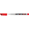 Marc. Permanente, Write-4-all, Punta Redonda, Fine F, 0.7 mm, Rojo, Unidad